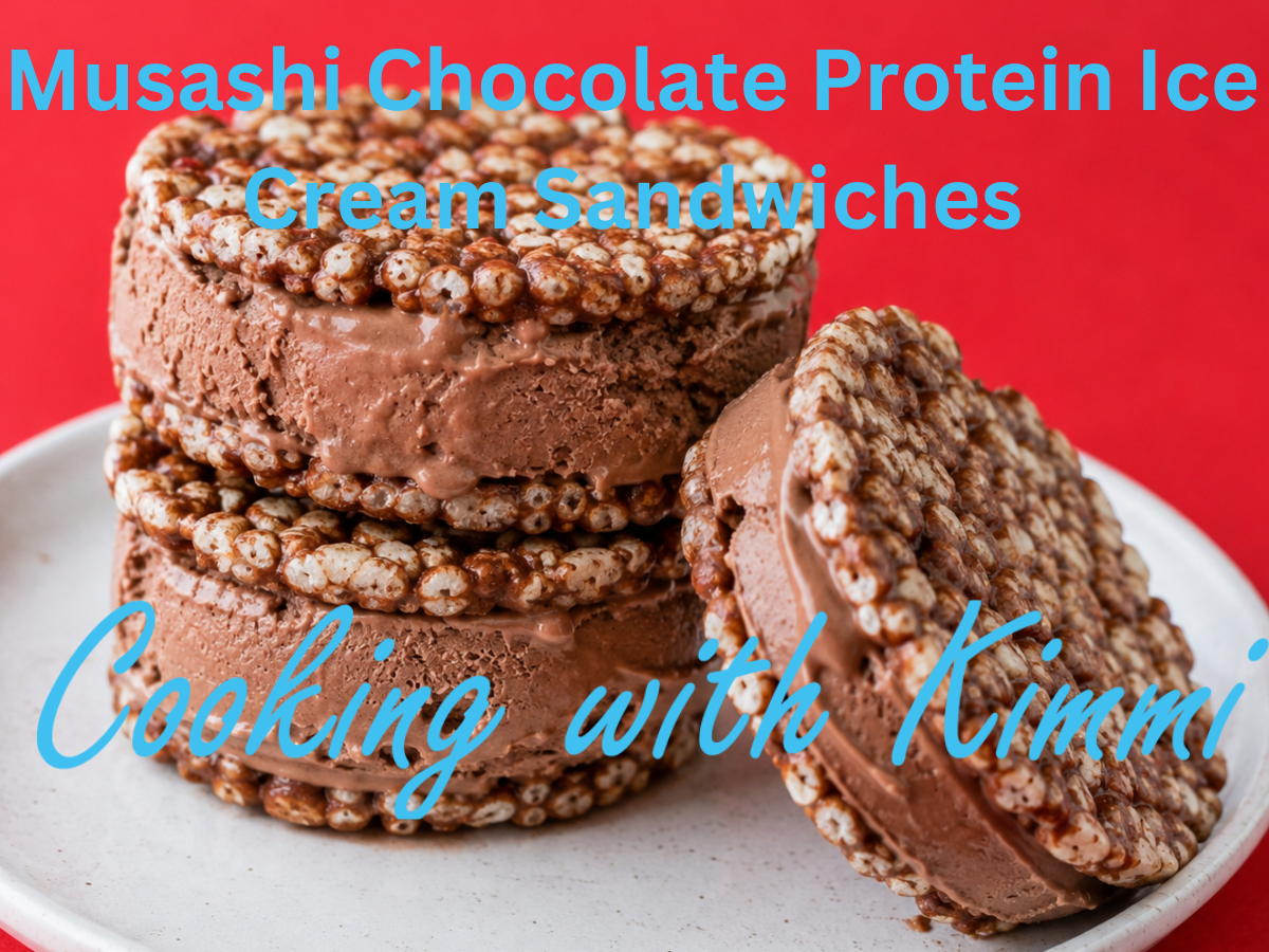 Cooking with Kimmi – Musashi Chocolate Protein Ice Cream Sandwiches