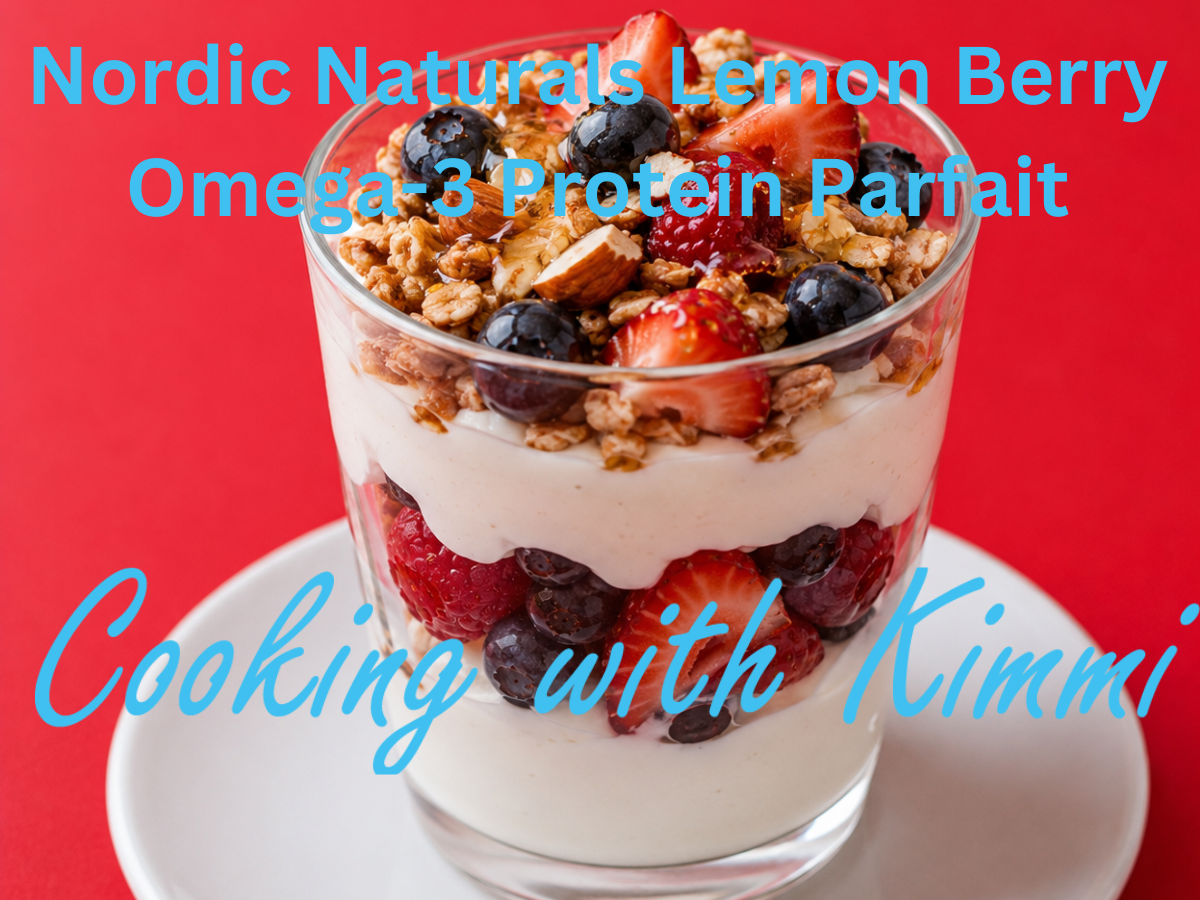 Cooking with Kimmi – Nordic Naturals Lemon Berry Omega-3 Protein Parfait