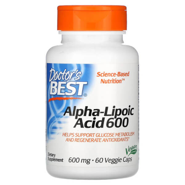 Doctor&#39;s Best Alpha-Lipoic Acid 600mg 60 Caps