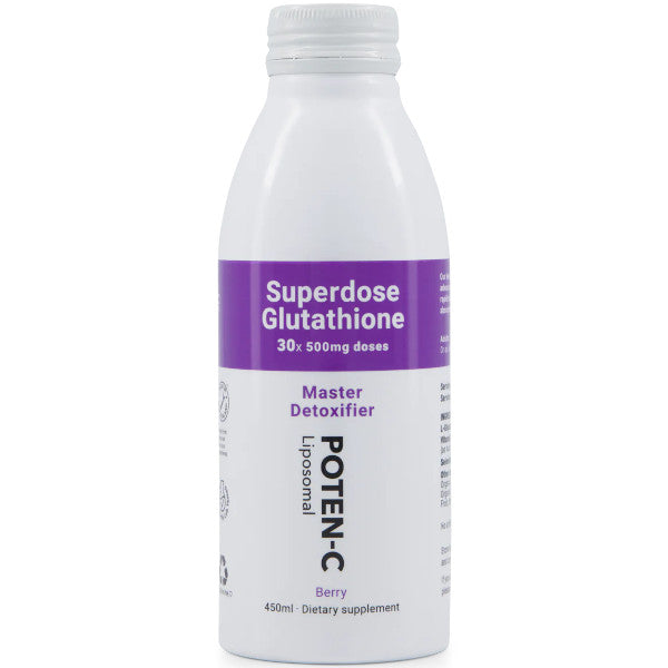 Poten-C Superdose Liposomal Glutathione 500mg 450ml - Supplements.co.nz