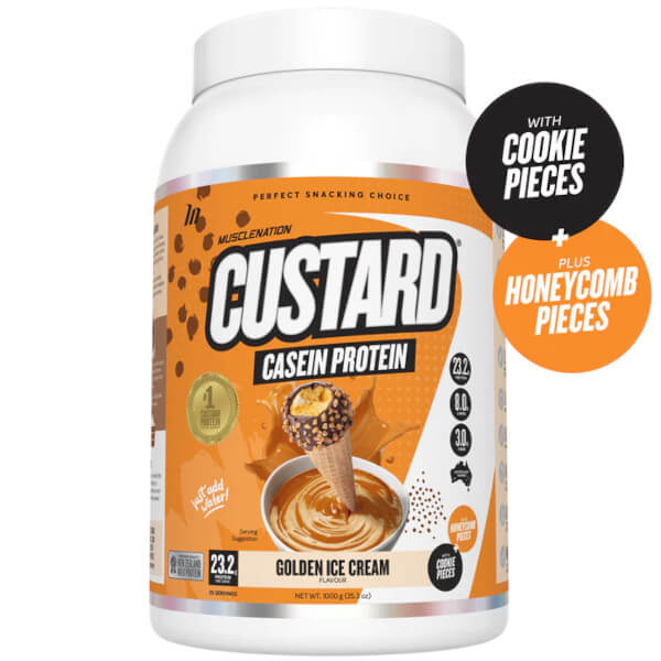 Muscle Nation Custard Casein Protein 25 Serves