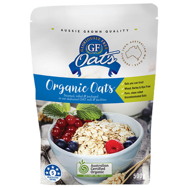 GF Oats Organic Oats 500g Supplements.co.nz