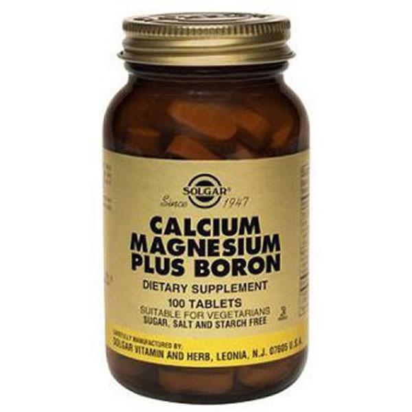 Solgar Ca / Mg / Boron 100 Tabs-Physical Product-Solgar-Supplements.co.nz