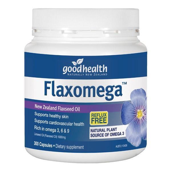 Good Health Flaxomega Flax Seed Oil 150 Capsules - Supplements.co.nz