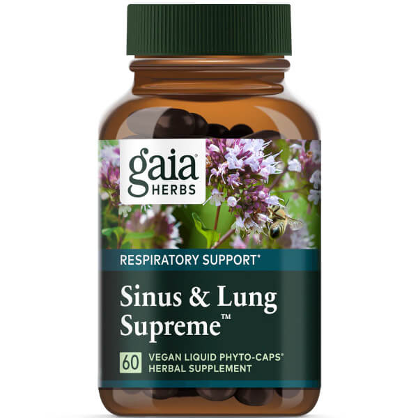 Gaia Herbs Sinus &amp; Lung Supreme 60 Caps
