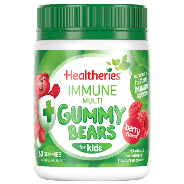 Healtheries Immune Multi Gummy Bears for Kids x60 CLEARANCE Short Date