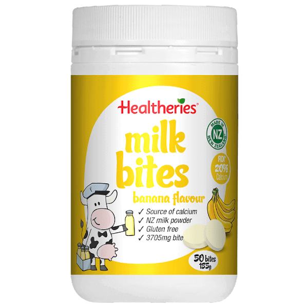 Healtheries Banana Milk Bites x50 Supplements.co.nz