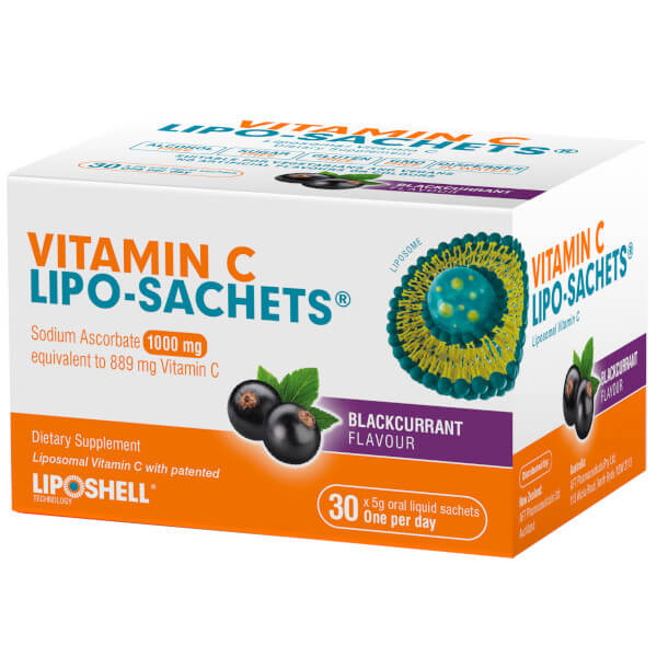 lipo vitamin c sachets Home quality supplement that provides 1000mg of vitamin C in a convenient liquid sachet format Zooki Liposomal Vitamin C 1000mg