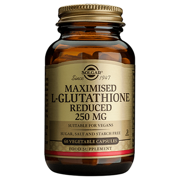 Solgar L-Glutathione Maximised 250mg 60 Veggie Caps