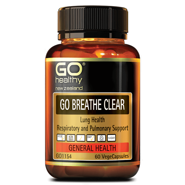 Go Healthy Go Breathe Clear 60 Veggie Caps - Supplements.co.nz