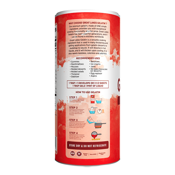 Great Lakes Gelatin Pork Gelatin 454g Supplements.co.nz