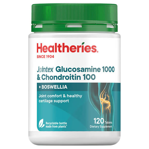 Healtheries Jointex Plus Glucosamine 1000 &amp; Chondroitin 100 120 Tablets