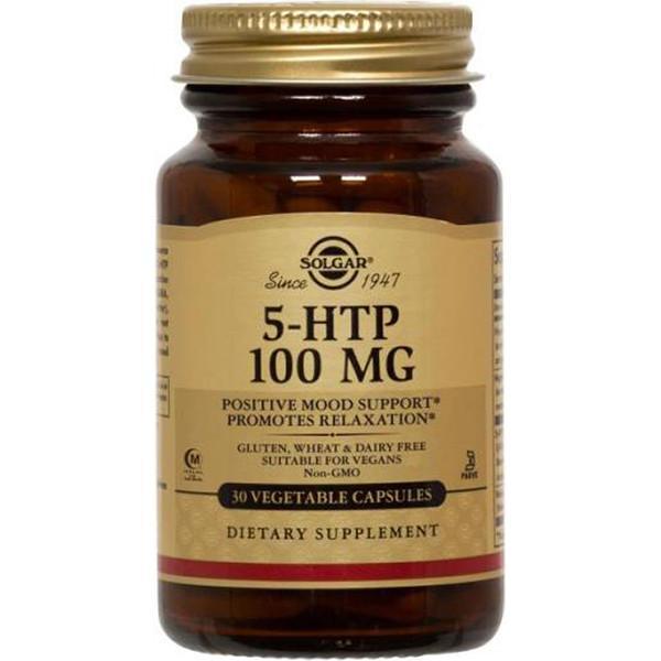 Solgar 5-HTP 100mg 30 Veggie Caps-Physical Product-Solgar-Supplements.co.nz