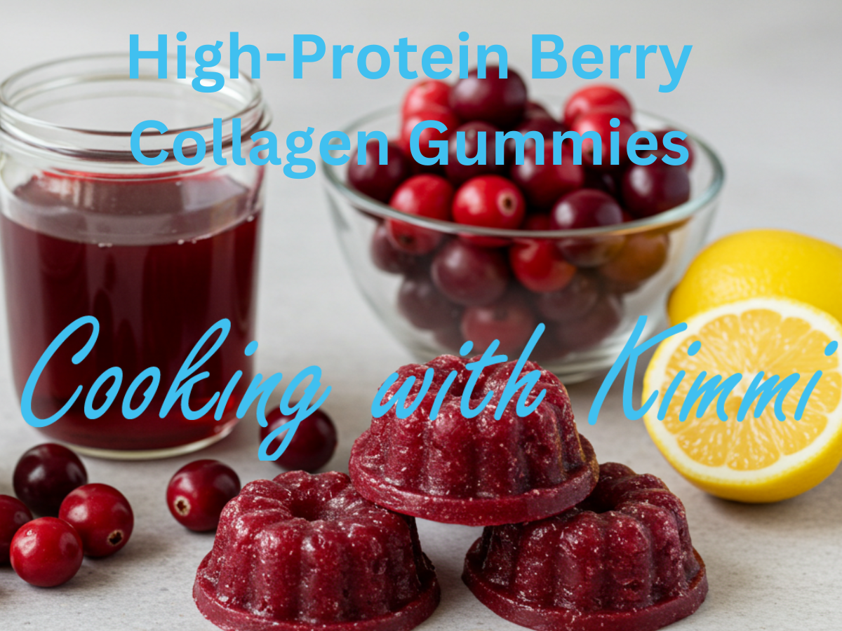 Cooking with Kimmi - High-Protein Berry Collagen Gummies