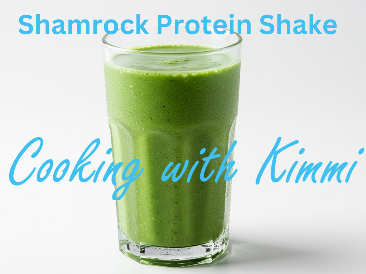 Cooking with Kimmi - Shamrock Protein Shake