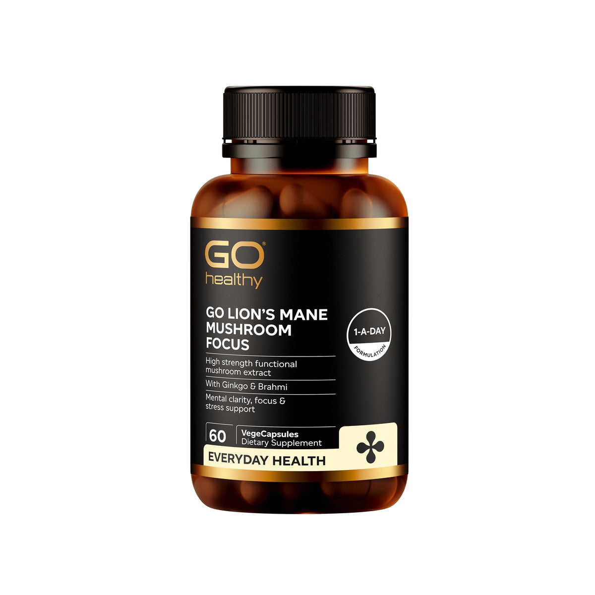 GO Lions Mane Mushroom Focus 60 VCaps 60