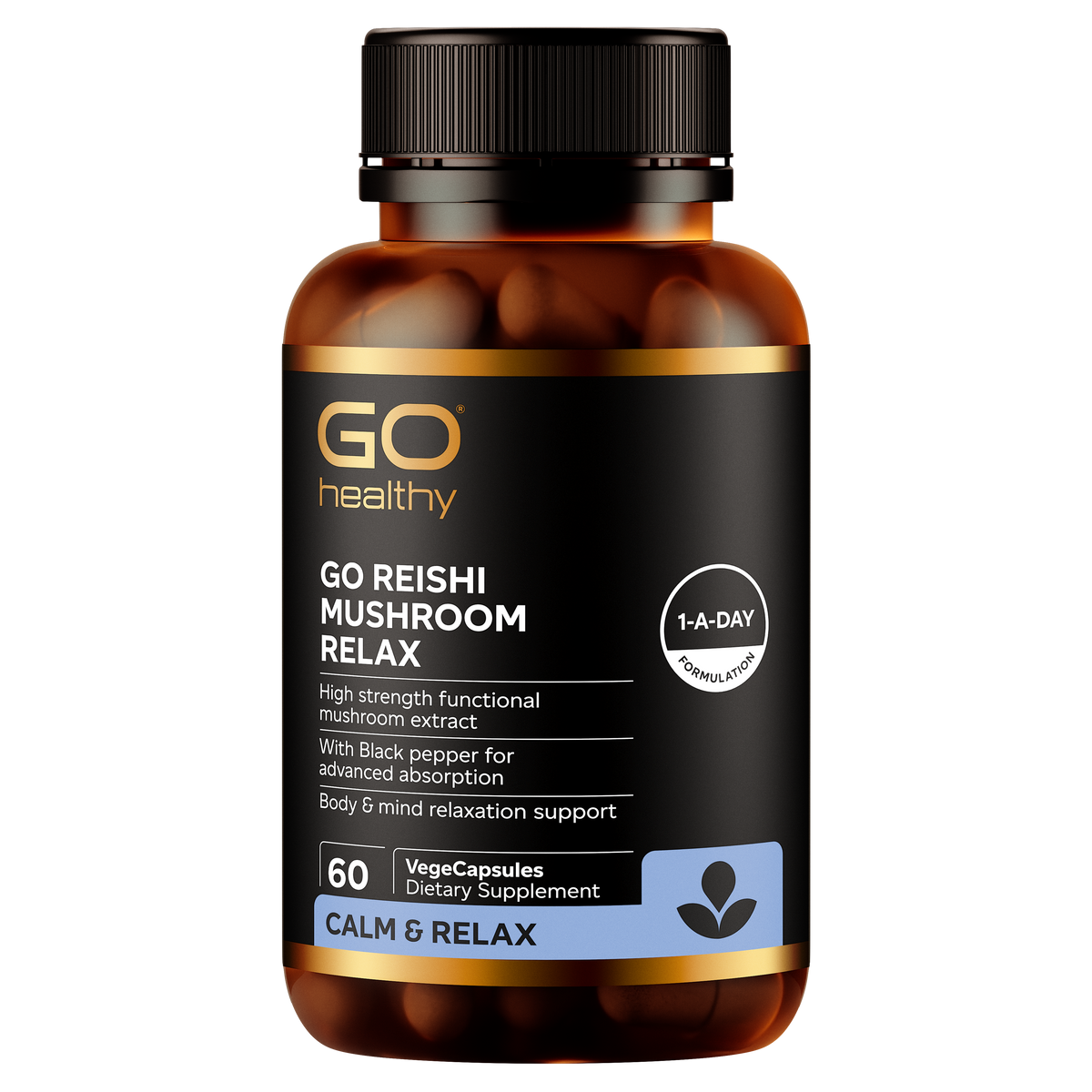 GO Reishi Mushroom Relax 60 VCaps 60