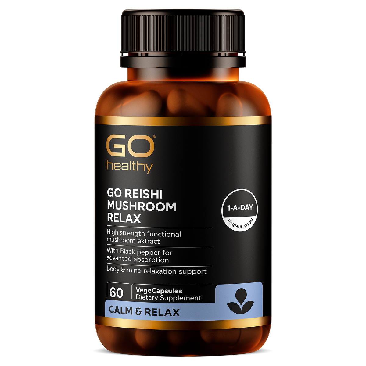 GO Reishi Mushroom Relax 60 VCaps 60
