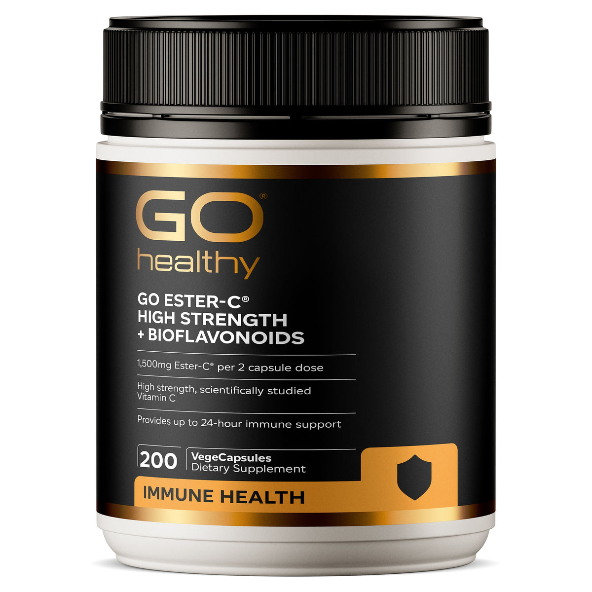 GO Ester-C High Strength + Bioflavonoids 200 VCaps 200