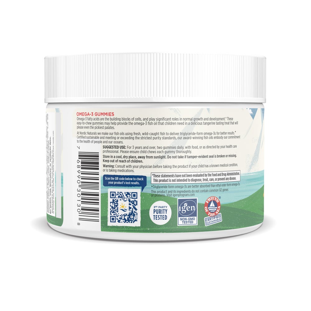 Nordic Naturals Nordic Omega-3 60 Gummies