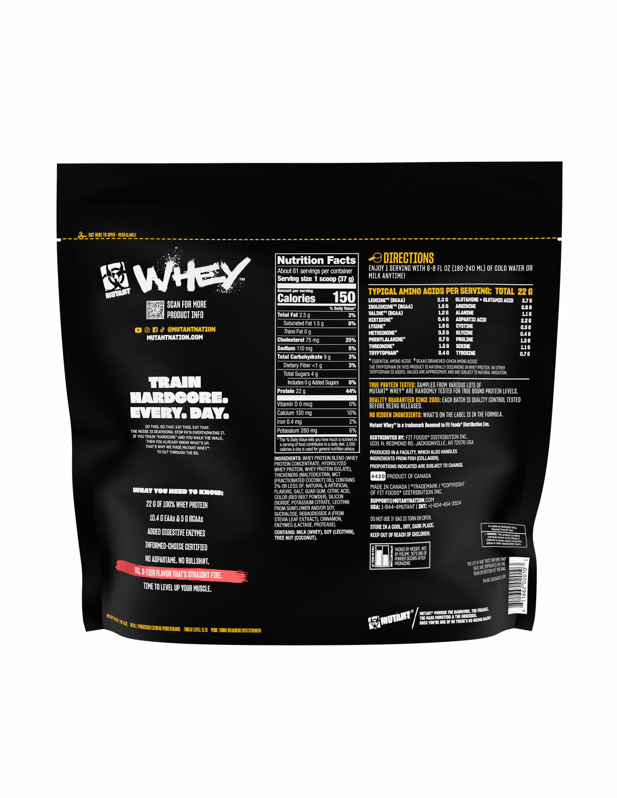 MUTANT® WHEY™ Protein Powder