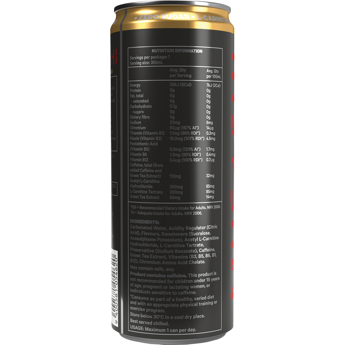 Musashi Shred Energy 12 Pack