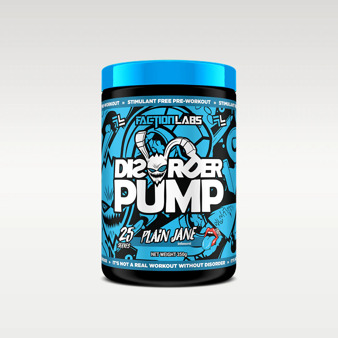 Faction Labs Disorder Pump Non‑Stim Pre‑Workout 400g