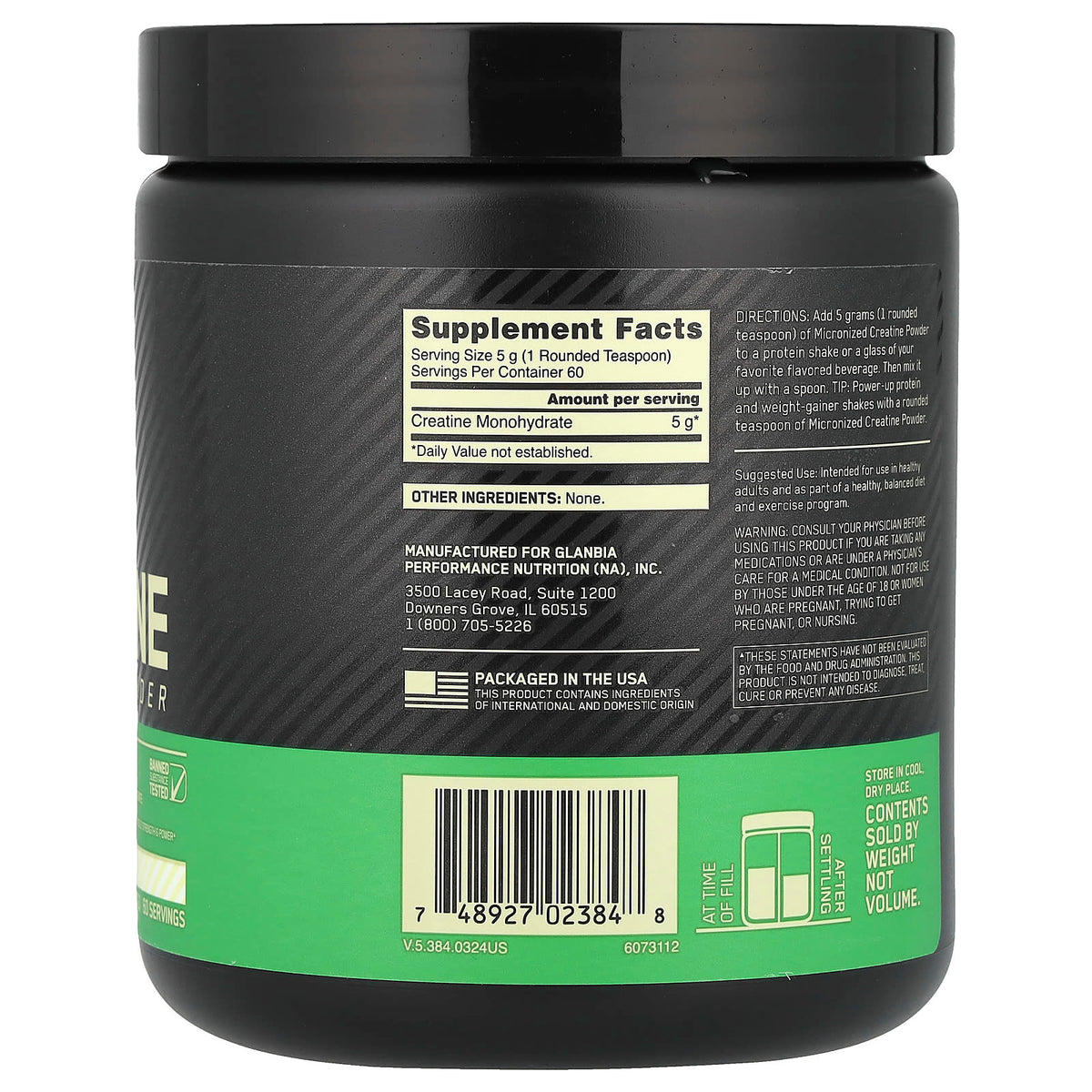 Optimum Nutrition Creatine 300g