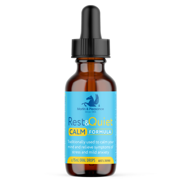 Martin & Pleasance Rest & Quiet calm drops 15ml | Nourished Earth ...