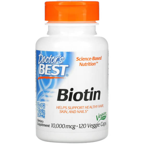 Doctor&#39;s Best Biotin 10,000mcg 120 Caps