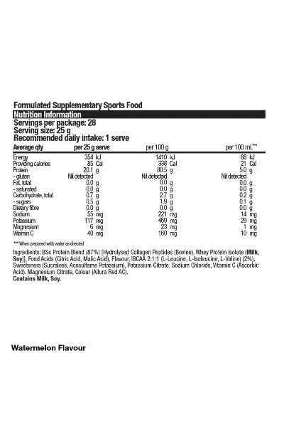 BSc x Chupa Chups Protein Water 700g