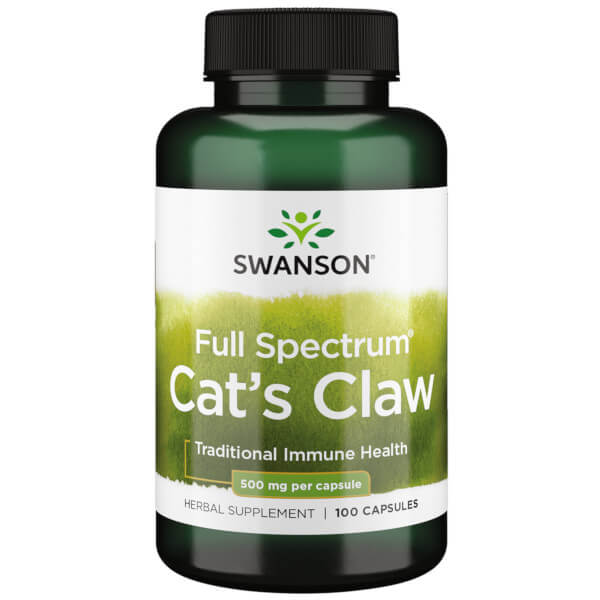 Swanson Full Spectrum Cat&#39;s Claw 500mg 100 Caps