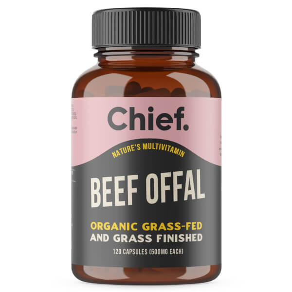 Chief Organic Beef Offal 120 Caps