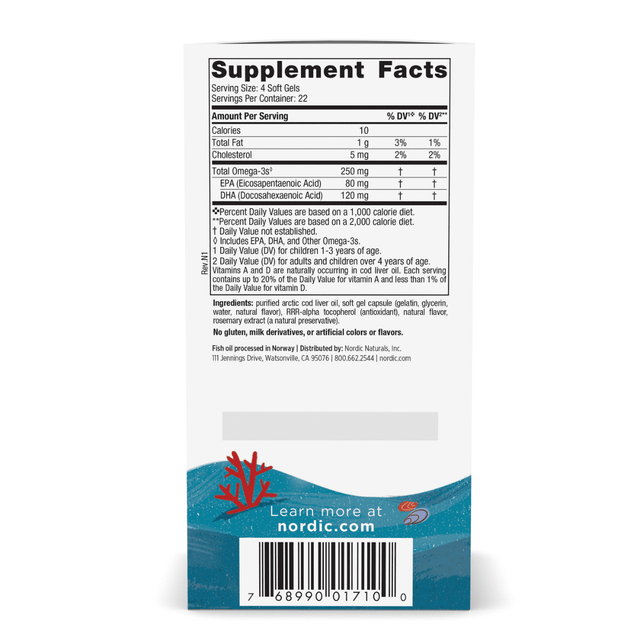 Nordic Naturals Children's DHA 90 Softgels