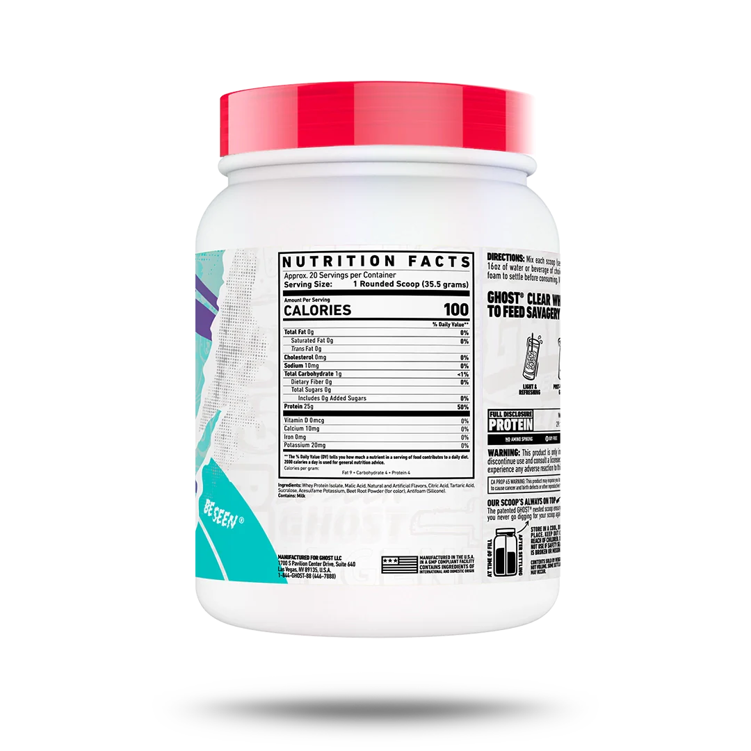 GHOST® CLEAR WHEY | STRAWBERRY WATERMELON