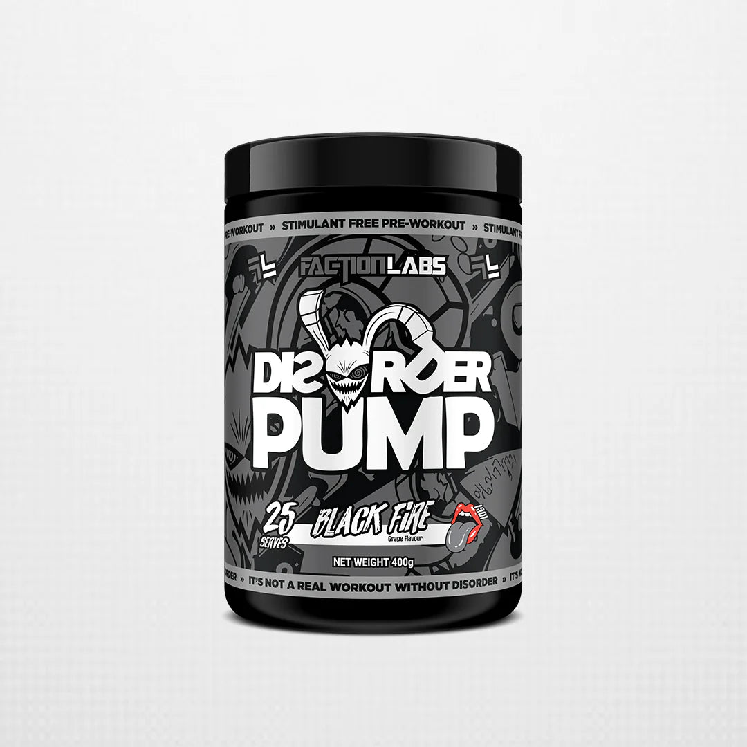 Faction Labs Disorder Pump Non‑Stim Pre‑Workout 400g
