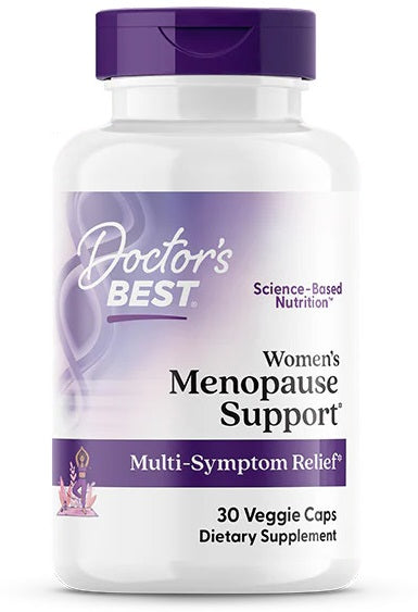 Doctor's Best Menopause Support 30 Veg Capsules - Novasoy, Black Cohosh