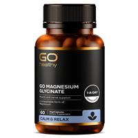GO Healthy Magnesium Glycinate 60 VegeCapsules