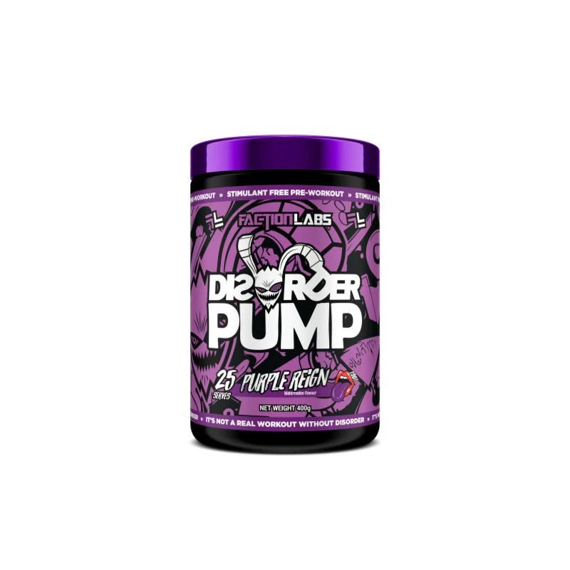 Faction Labs Disorder Pump Non‑Stim Pre‑Workout 400g