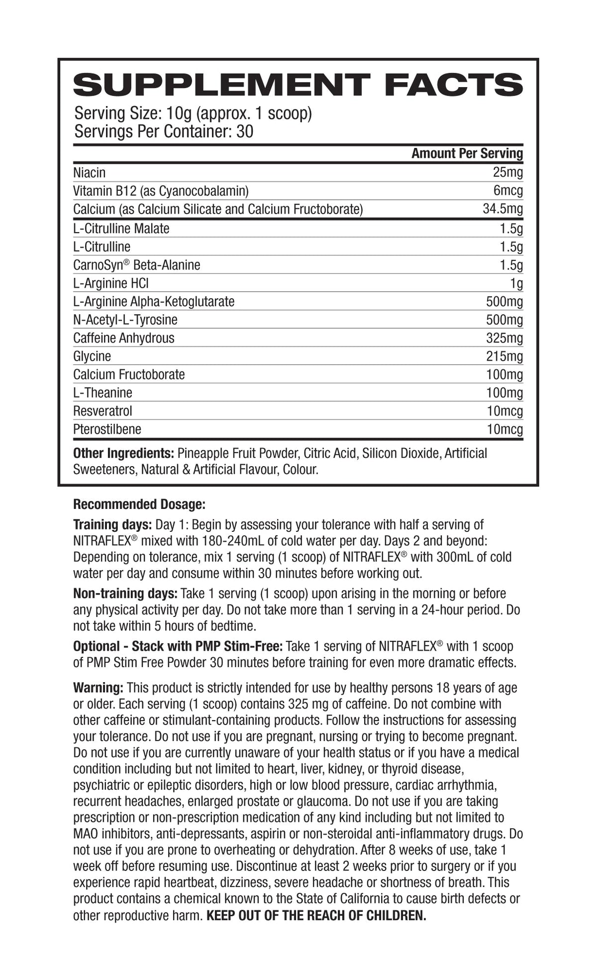 GAT Nitraflex 30 Servings