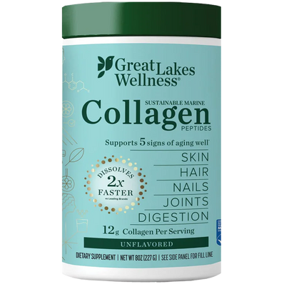 Great Lakes Wellness Sustainable Marine Collagen Peptides 227g - Unflavoured