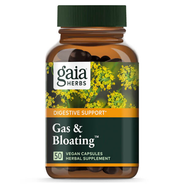 Gaia Herbs Gas &amp; Bloating 50 Caps