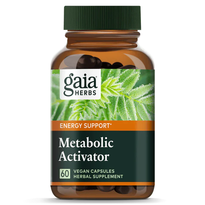 Gaia Herbs Metabolic Activator 60 Capsules Caffeine Free Energy Support