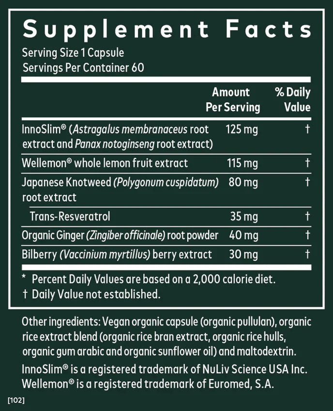 Gaia Herbs Metabolic Activator 60 Capsules Caffeine Free Energy Support