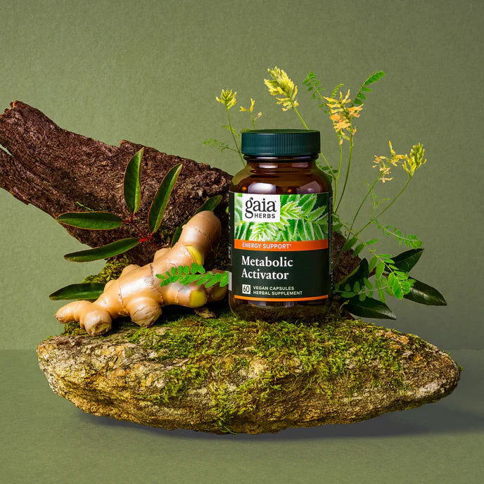 Gaia Herbs Metabolic Activator 60 Capsules Caffeine Free Energy Support