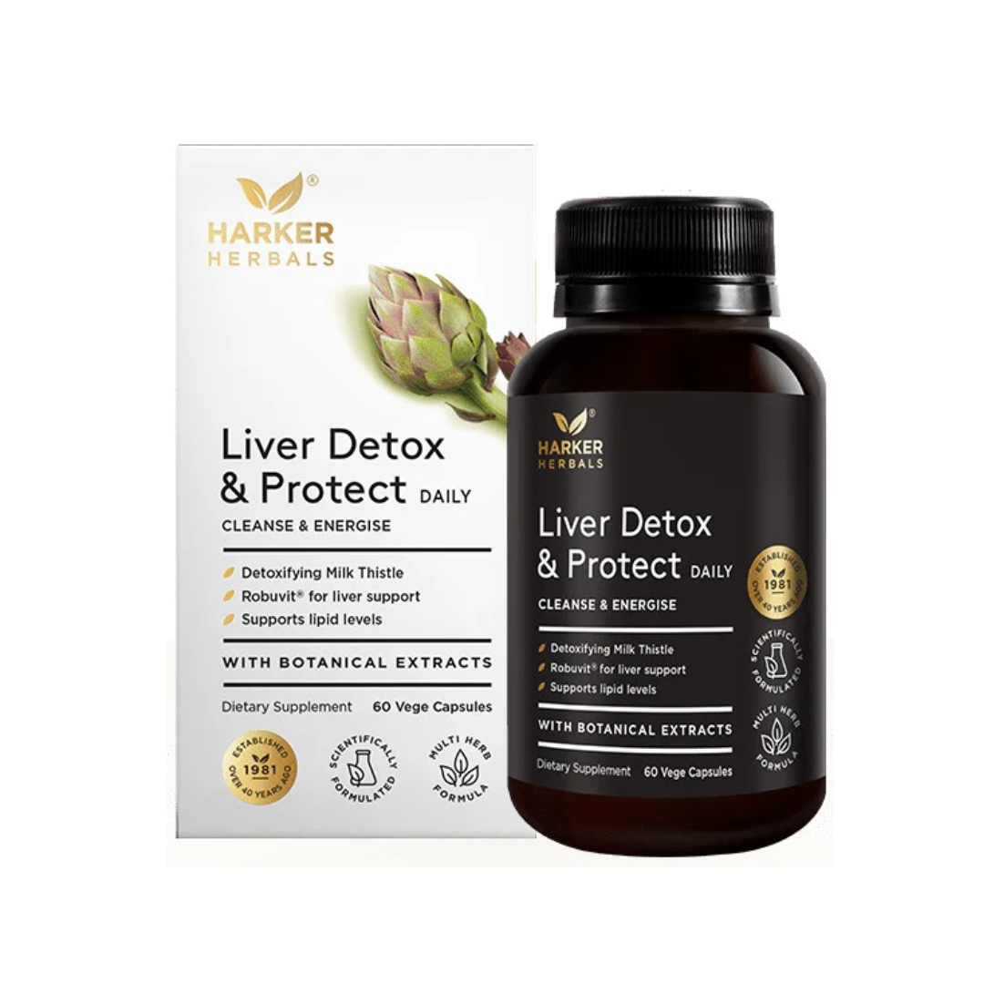 Harker Herbals Liver Detox & Protect Daily Capsules 60