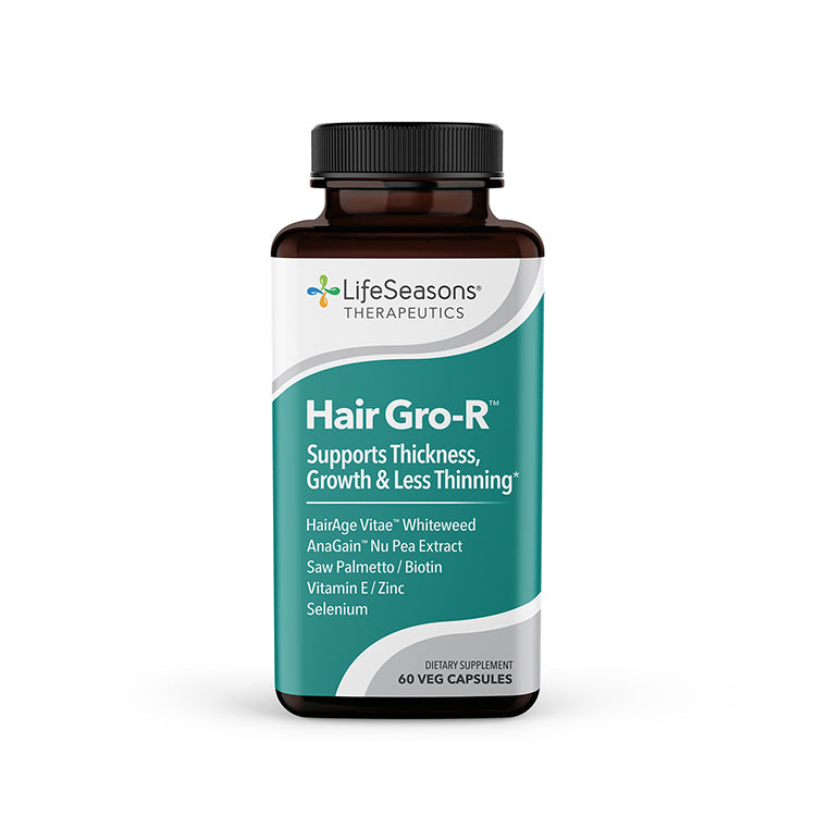 LifeSeasons Hair Gro-R 60 Capsules Biotin Zinc Saw Palmetto
