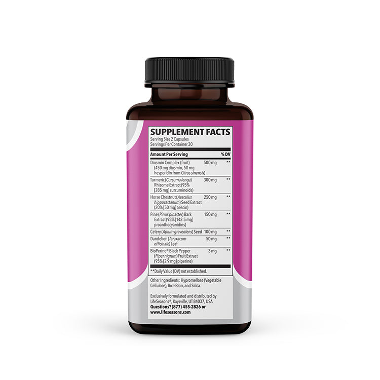 LifeSeasons Leg Veins Tone-R 60 Capsules - Vein Support & Circulation