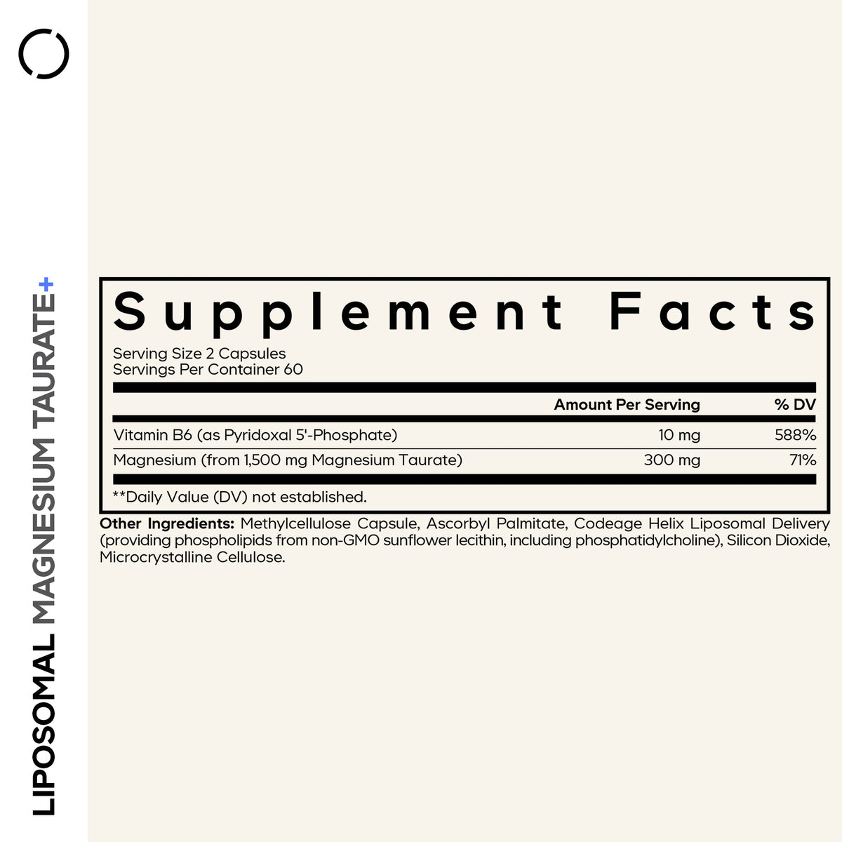 Liposomal Magnesium Taurate+