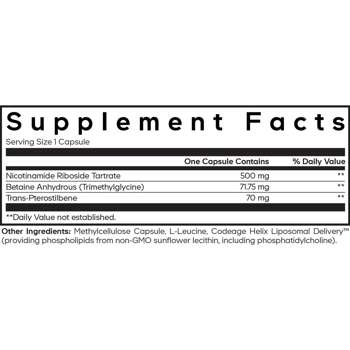 Liposomal Nicotinamide Riboside+ Large